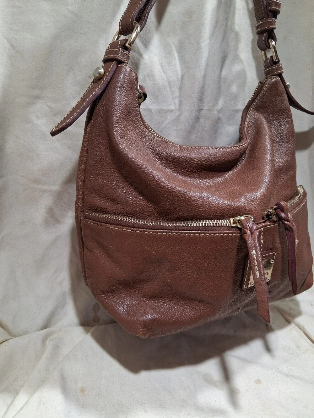 Dooney and bourke all leather Hobo bag